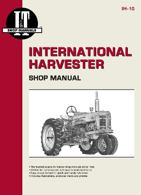 Book cover for International Harvester Model 300-350 Utility, 400-400D & W400-W450D Tractor Service Repair Manual