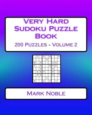 Cover of Very Hard Sudoku Puzzle Book Volume 2