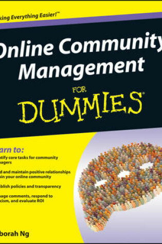 Cover of Online Community Management For Dummies