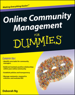 Book cover for Online Community Management For Dummies