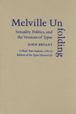 Cover of Melville Unfolding