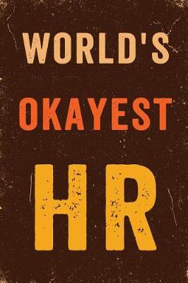 Book cover for World's Okayest HR Notebook Vintage