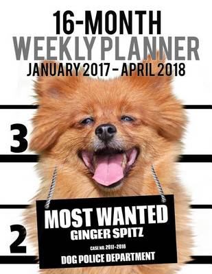 Cover of 2017-2018 Weekly Planner - Most Wanted Ginger Spitz