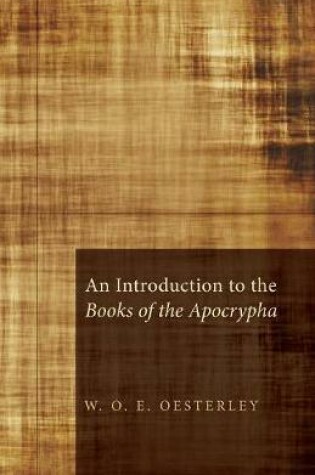 Cover of An Introduction to the Books of the Apocrypha