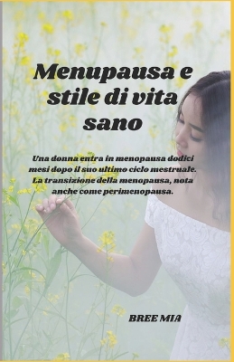 Book cover for Menupausa e stile di vita sano