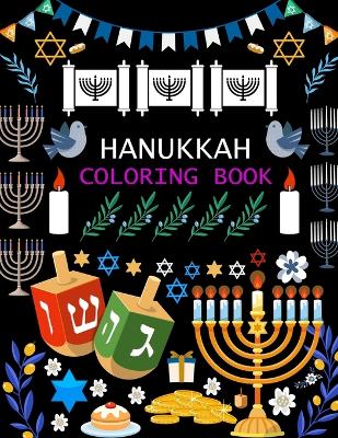 Book cover for Hanukkah Coloring Book