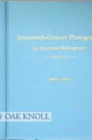 Cover of Nineteenth-Century Photography