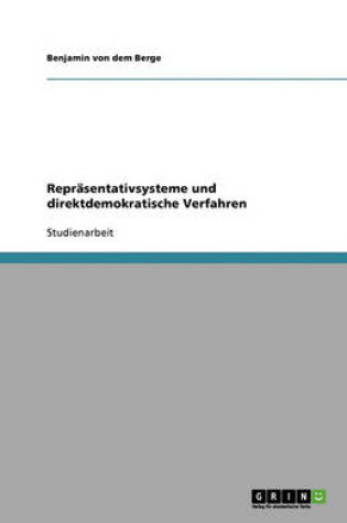 Cover of Reprasentativsysteme Und Direktdemokratische Verfahren