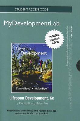 Book cover for NEW MyLab Human Development with Pearson eText Student Access Code Card for Life Span Development (standalone)