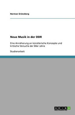 Book cover for Neue Musik in der DDR
