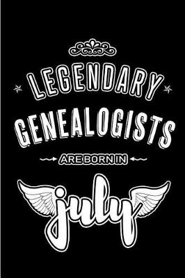 Book cover for Legendary Genealogists are born in July