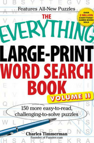 Cover of The Everything Largeprint Word Search Book, Volume II