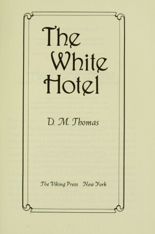 Cover of The White Hotel