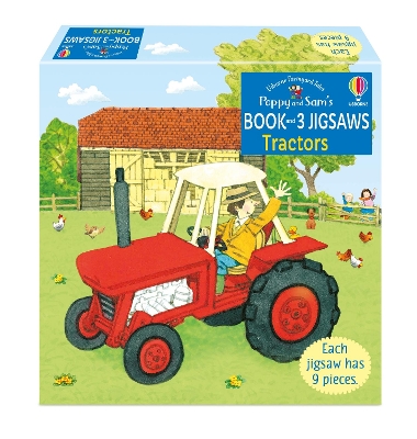 Book cover for Poppy and Sam's Book and 3 Jigsaws: Tractors