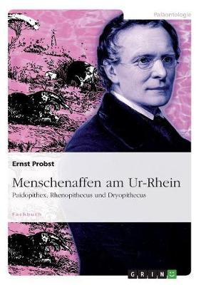 Book cover for Menschenaffen am Ur-Rhein