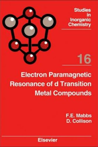 Cover of Electron Paramagnetic Resonance of d Transition Metal Compounds