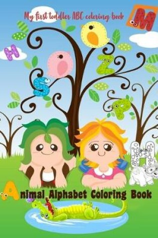 Cover of Animal Alphabet Coloring Book