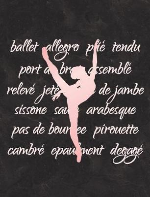 Book cover for Ballet Terminology - Notebook for Dancers