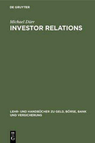 Cover of Investor Relations