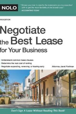 Cover of Negotiate the Best Lease for Your Business