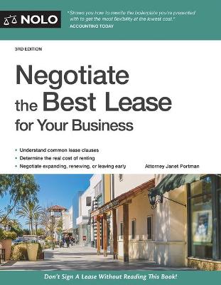 Book cover for Negotiate the Best Lease for Your Business