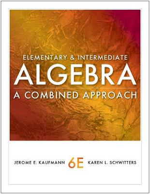 Book cover for Elementary and Intermediate Algebra