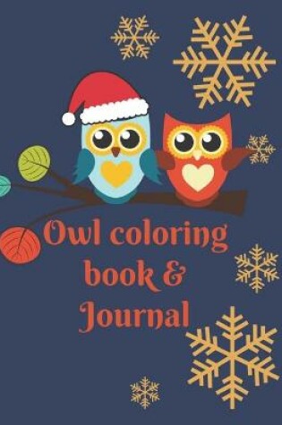 Cover of Owl Coloring Book & Journal