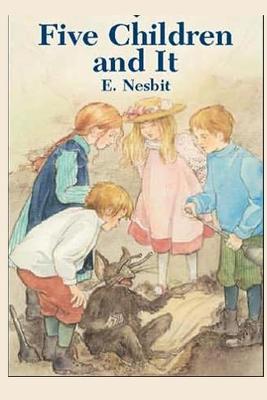 Book cover for Five Children and It Annotated and Illustrated Edition