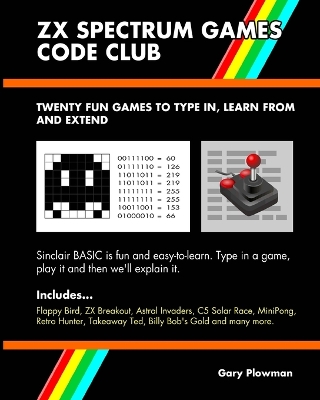 Book cover for ZX Spectrum Games Code Club
