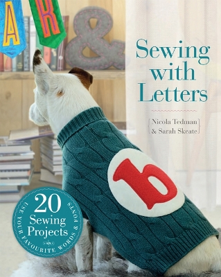 Book cover for Sewing with Letters