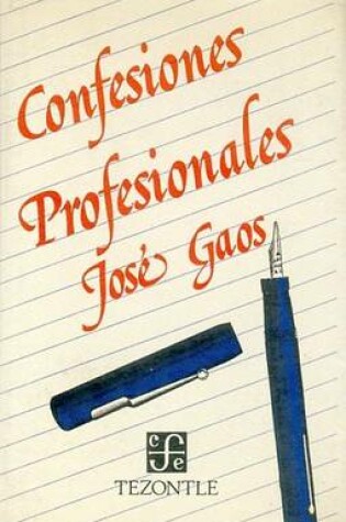 Cover of Confesiones Profesionales