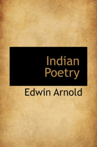Cover of Indian Poetry