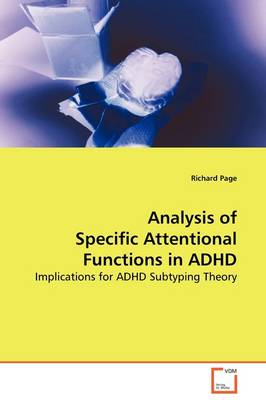 Book cover for Analysis of Specific Attentional Functions in ADHD