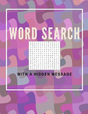 Book cover for word search with a hidden message