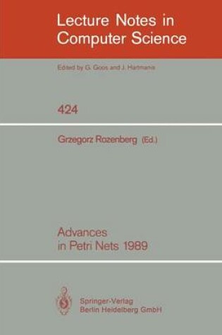 Cover of Advances in Petri Nets 1989