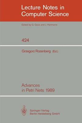 Book cover for Advances in Petri Nets 1989