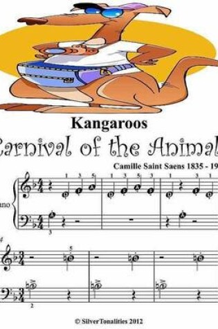 Cover of Kangaroos Carnival of the Animals Beginner Tots Piano Sheet Music