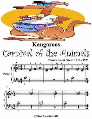 Book cover for Kangaroos Carnival of the Animals Beginner Tots Piano Sheet Music