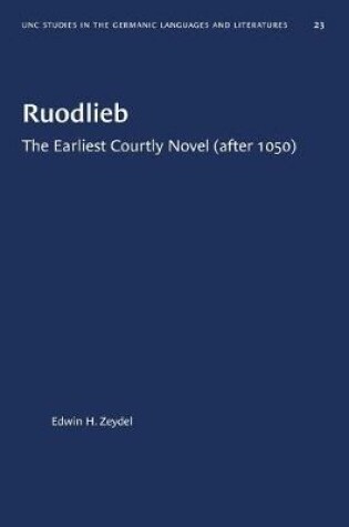 Cover of Ruodlieb