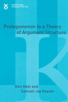 Book cover for Prolegomenon to a Theory of Argument Structure