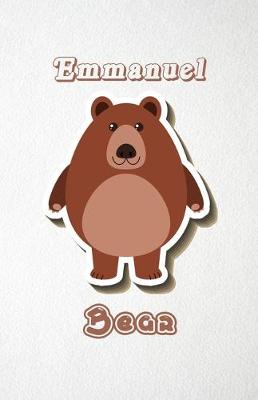Book cover for Emmanuel Bear A5 Lined Notebook 110 Pages