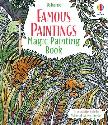 Cover of Famous Paintings Magic Painting Book