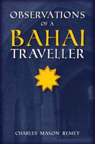 Cover of Observations of a Bahai Traveler