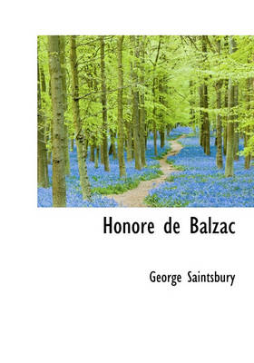 Book cover for Honore de Balzac