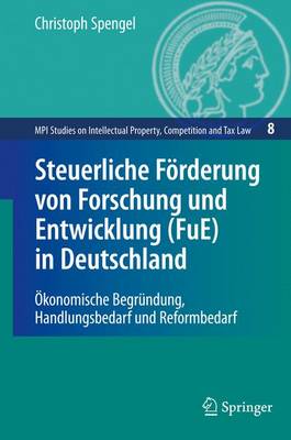 Book cover for Steuerliche Fo Rderung Von Forschung Und Entwicklung (Fue) in Deutschland