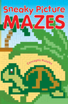 Book cover for Sneaky Picture Mazes