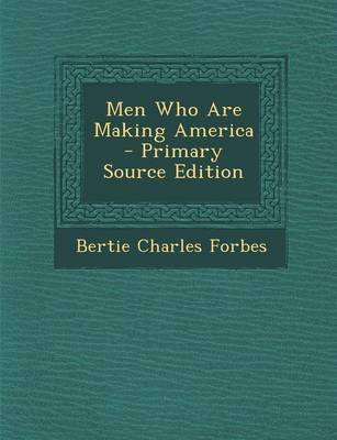 Book cover for Men Who Are Making America