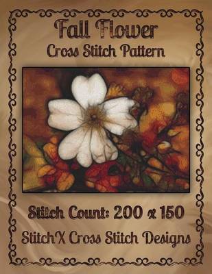 Book cover for Fall Flower Cross Stitch Pattern