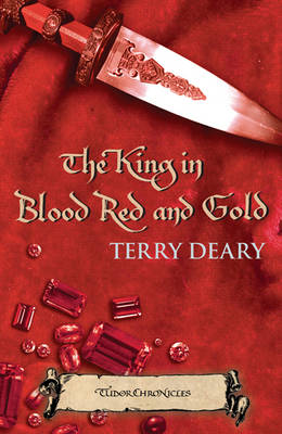 Book cover for The King in Blood Red and Gold