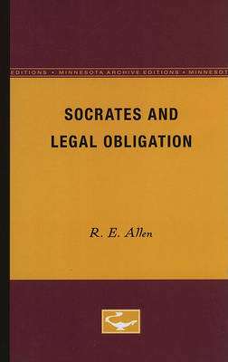 Book cover for Socrates and Legal Obligation